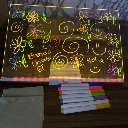 Pizarra led de colores
